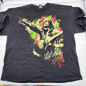 Early 2000s Bob‎ Marley 2x Natural Mystic Jamaica Reggae Music Guitar Graphic